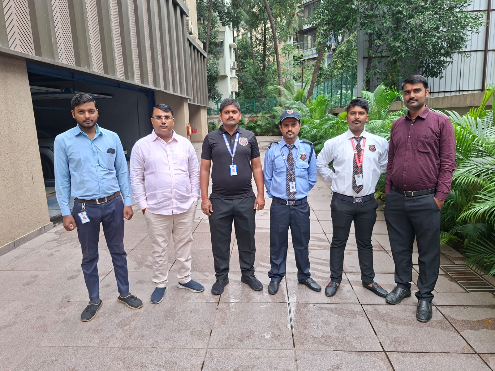 Professional Security Guard in uniform